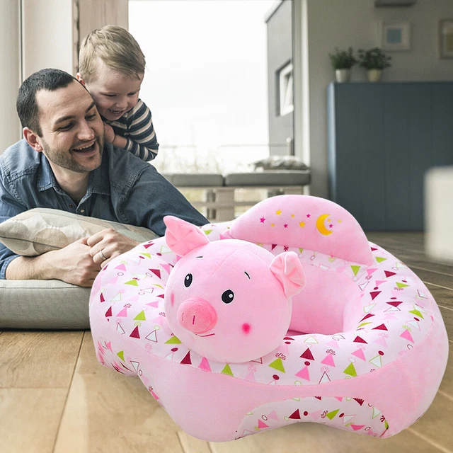 Cartoon Baby Arm Chair Breathable No Filler Baby Sitting Chair for Children Gift