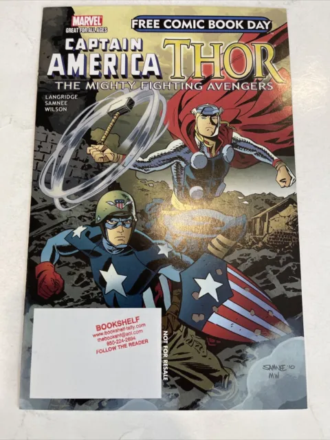 Captain America Thor FCBD #0  MARVEL Comics 2011 Stamped