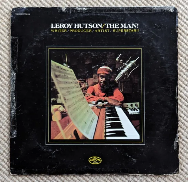 LeRoy Hutson - The Man LP 1974 Curtom Records vinyl soul funk