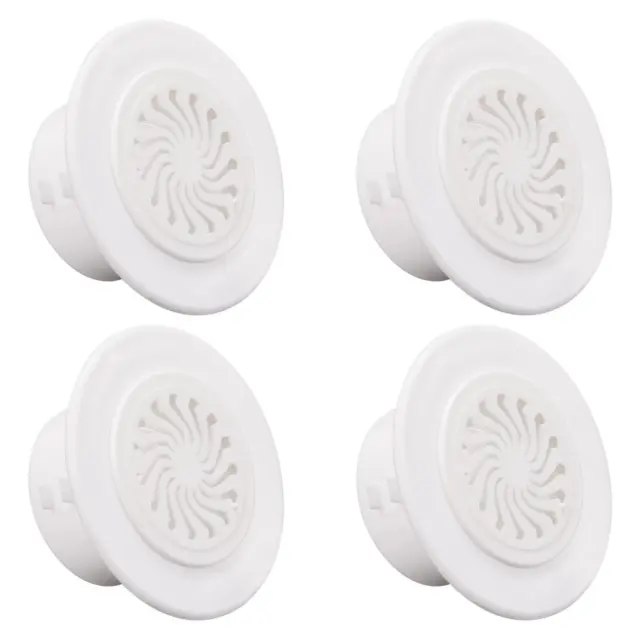 Pipe Cover Decoration, 43mm PP Water Pipe Drain Line Escutcheon White 10pcs