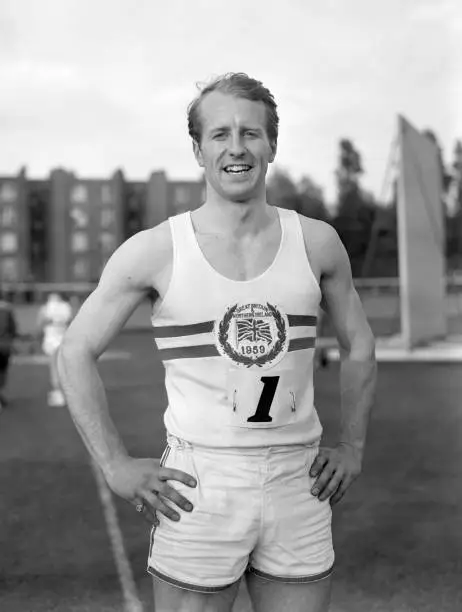 Athletics - Rome Olympic Games David Jones 1960 OLD PHOTO
