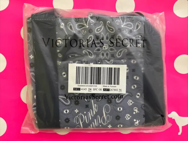 (1) Victoria's Secret Pink Weekender Tote Reversible Bag - New with tag!