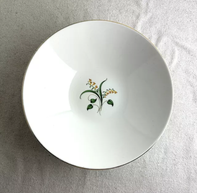 Edwin Knowles Forsythia Serving Bowl, mid century style, 8 3/4" diameter