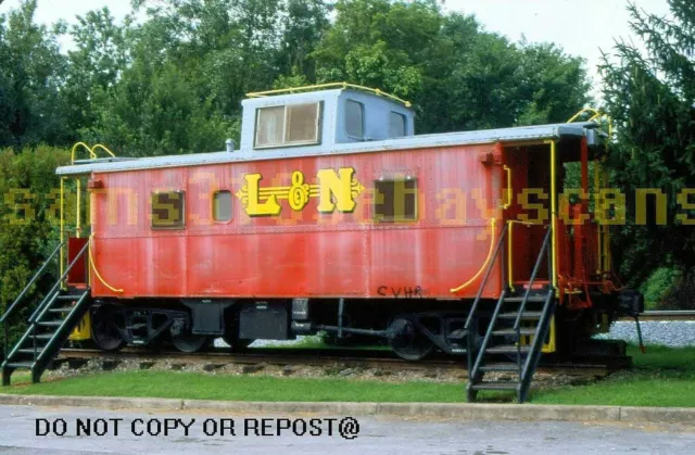 Original Slide Louisville & Nashville Rr Caboose Shelbyville Tn 1999
