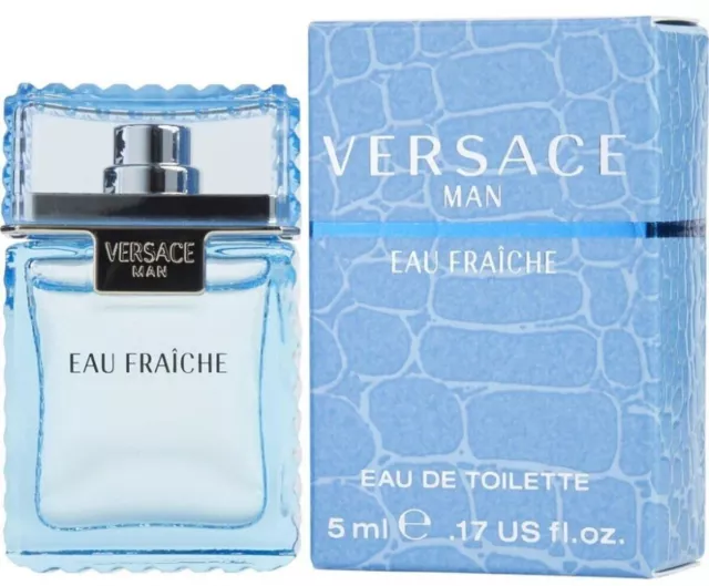 Versace Man Eau Fraiche by Gianni Versace EDT 0.17oz New in Box