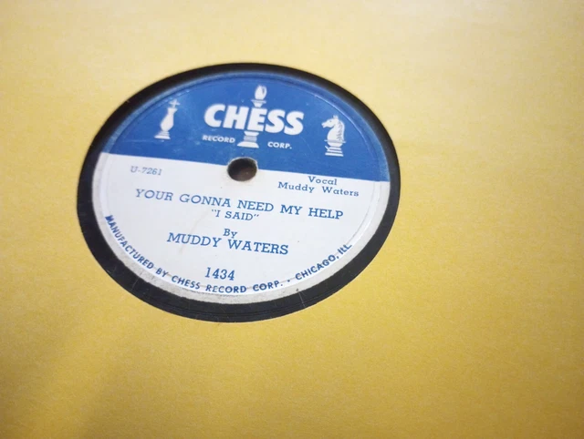 Rare Blues 78- Muddy Waters- Your('re) Gonna Need My Help- Chess 1434- V+/V+ Rare Blues 78- Muddy Waters- Your('re) Gonna Need My Help- Chess 1434- V+/V+
