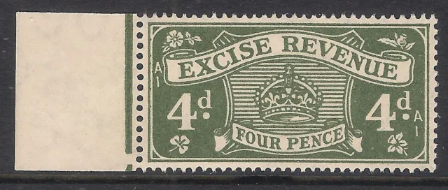 GB GV 1934 4d Excise Revenue Wmk 'Block SO' MNH A840