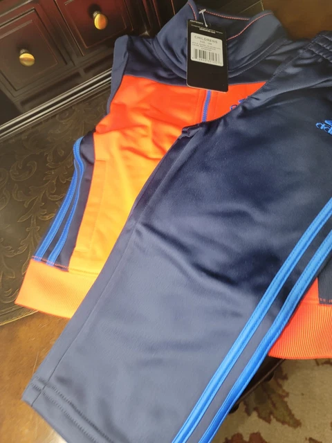 New ADIDAS Sport Baby Boy Jacket  Pants Outfit  Track Suit Set Retired 18 month