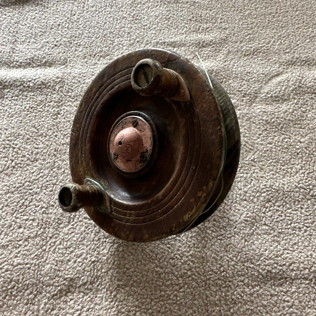 Moulinet de pêche vintage sans marque Fonctionne