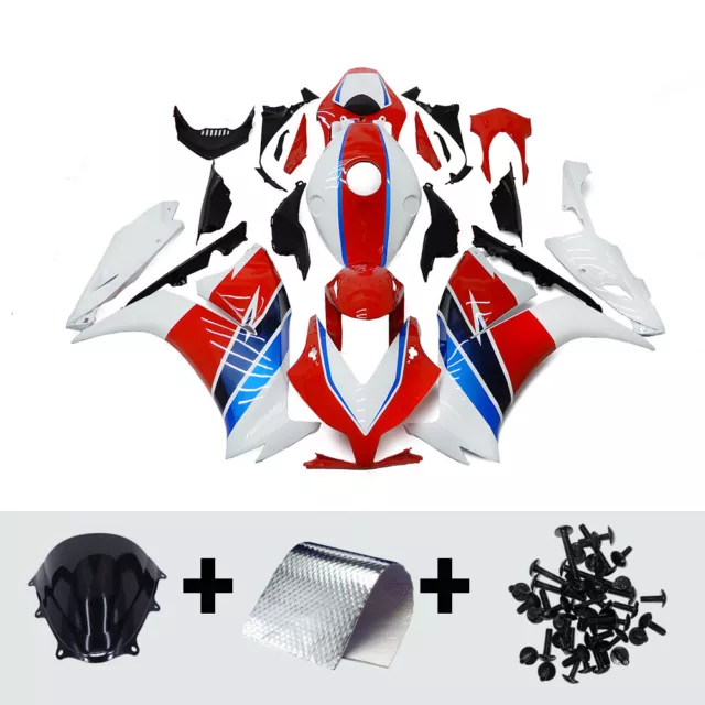 Red White Blue Fairing Kit for Honda CBR1000RR 2012 13 2014 2015 2016 Bodywork