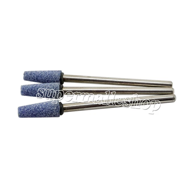 30 Pcs Dental Lab Mounted Finishing Points Polishers Blue Mounted Stones #20