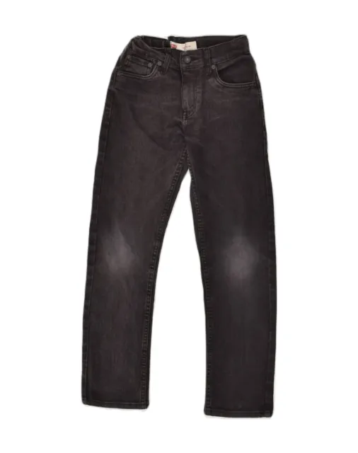 LEVI'S Boys 511 Slim Jeans 11-12 Years W26 L27 Black Cotton MG09