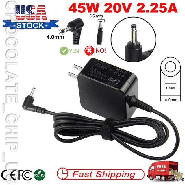 AC Adapter For Lenovo IdeaPad Slim 1-14AST-05 Type 81VS Laptop 45W Charger Cord