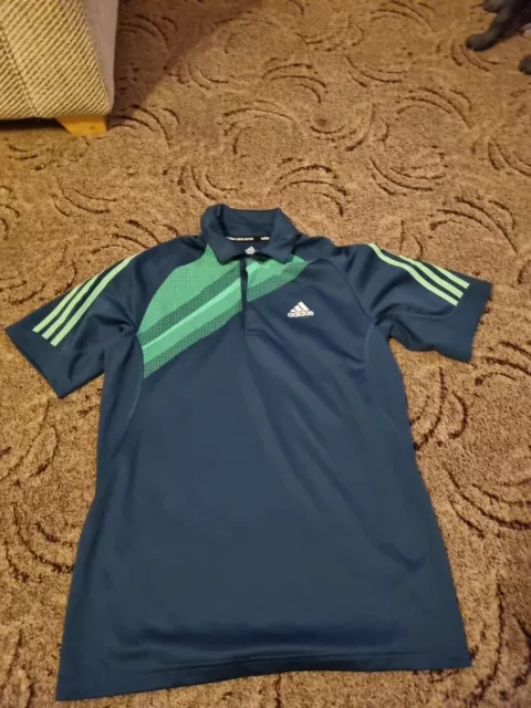 Adidas Table Tennis Gree Polo Shirt Size Xsmall