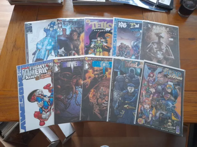 x10 MIXED IMAGE COMICS DYNAMIC FORCES VARIANT COVERS ALL WITH COA