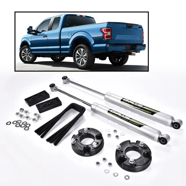 Fit For 09-20 Ford F150 F-150 2Wd 4Wd 2" Leveling Lift Kit W/ N3 Shocks Set