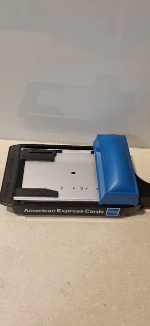 Addressograph Bartizan Manual Credit Card Flatbred Imprint Machine Model 4850