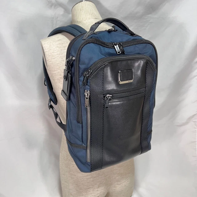 TUMI 232682NVY ALPHA BRAVO Backpack Navy Good Condition