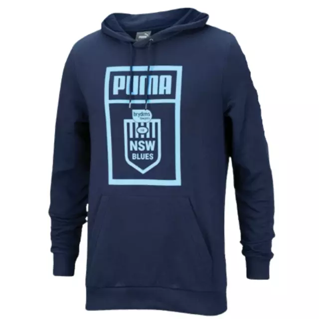 NSW Blues 2021 Puma NRL State of Origin Navy Hoody Hoodie Sizes S-2XL!