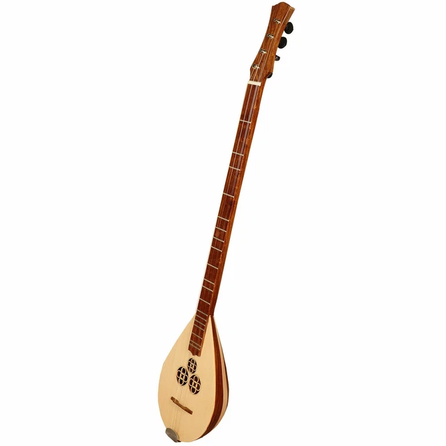 Muzikkon dulcimer banjo, 4 cuerdas de palisandro abigarrado, palo de rasgueo