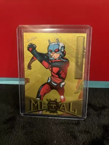 Ant-Man 2021 UPPER DECK MARVEL METAL UNIVERSE #4 Retro GOLD FX PARALLEL Pack New