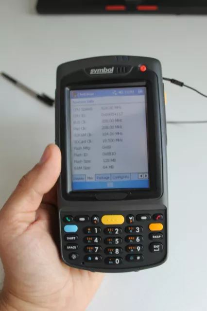 Symbol/Motorola MC7090 Barcode Scanner MDE Mobile Computer Terminal Zebra 2D