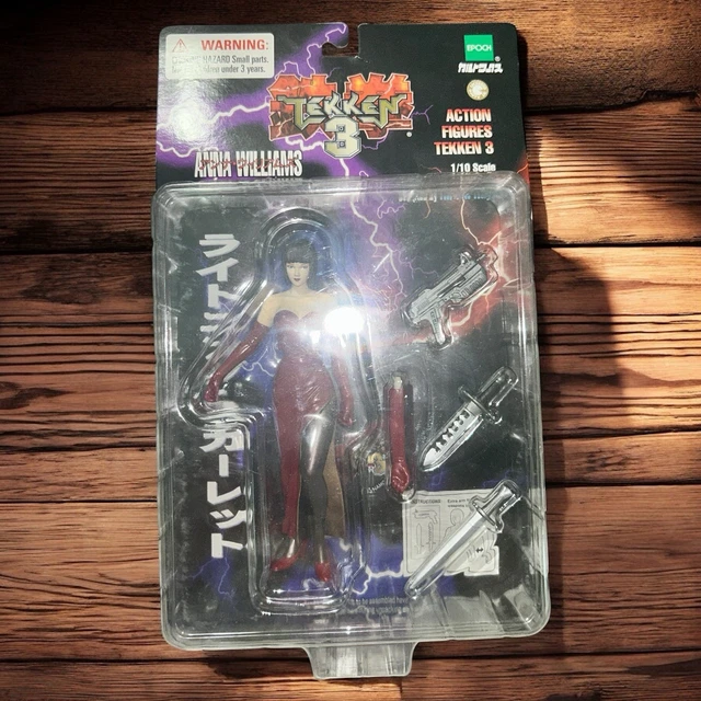 エポック社　鉄拳3 Anna Williams アンナ　コールドキャスト Anna Williams Tekken 3 Action Figure by Epoch (Yellow Box