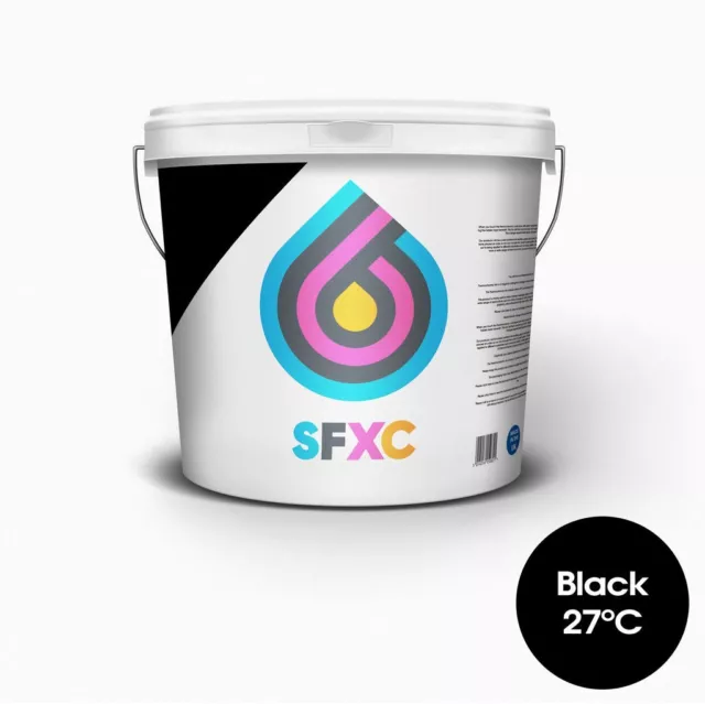 Thermochromic Screen Printing Ink Black 27°C