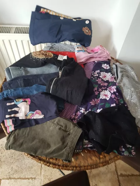 girls clothes bundle age 5 & 5 - 6 leggings jackets skirt jumpers 15 items