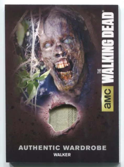 2016 The WALKING DEAD - COSTUME WARDROBE - Walker Relic card - Season 4 #M37