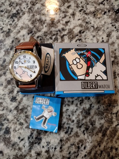 Vintage Relic Dilbert Wristwatch 1997 NIB