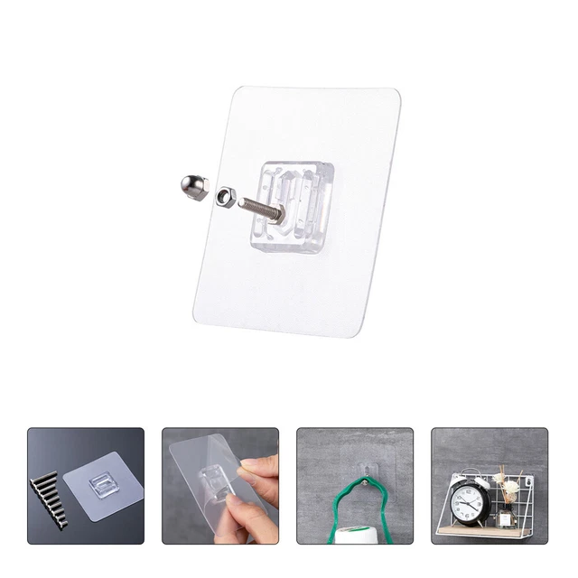 10 piezas ganchos de pared sin rastro uñas autoadhesivos