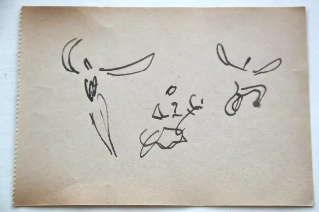 Dessin Charles Kiffer (1902-1992)  Scène de danse à l'Opéra de Paris env 1950 1