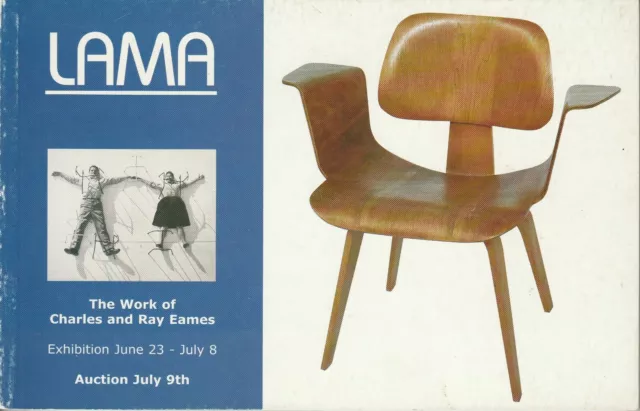 Work of Charles and Ray EAMES LAMA Auction Catalogue 2000 Furniture Chairs RARE