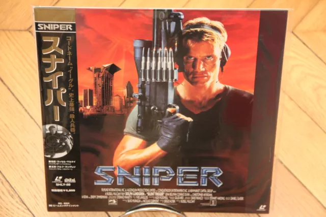 Silent Trigger (Sniper) 1996 Laserdisc LD NTSC JAPAN OBI�Action  Lundgren