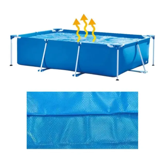 Couverture Solaire Bleue Pour Piscine Toile De Piscine Couverture Solaire Pour L