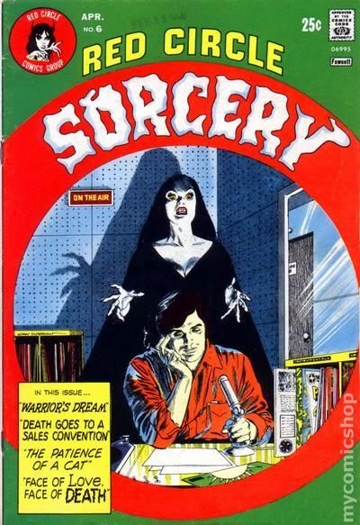 Red Circle Sorcery #6 VF 1974 Stock Image