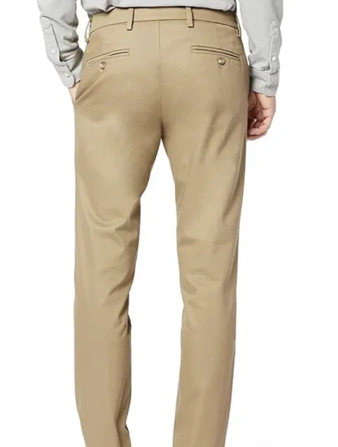 NWT George Flat Front Khaki Pants Men's 38x32 Wrinkle Resistant Classic Fit