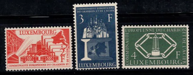 Luxemburg 1956 Mi. 552-554 Postfrisch 100% Montanunion