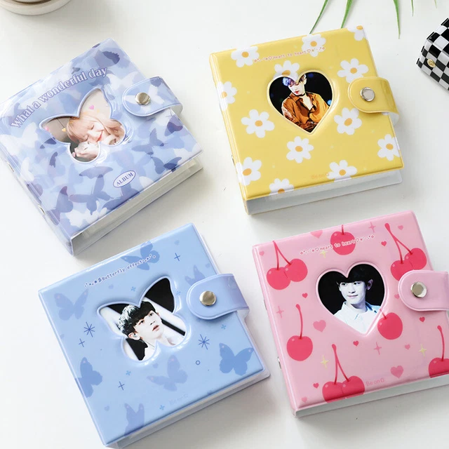 Álbum de fotos de 3 pulgadas Love Heart hueco soporte para tarjetas K carpeta para tarjetas Reino Unido