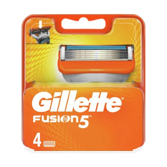 Ricariche Gillette Fusion Ricarica Lamette per Rasoio ricambio - Blister da 4