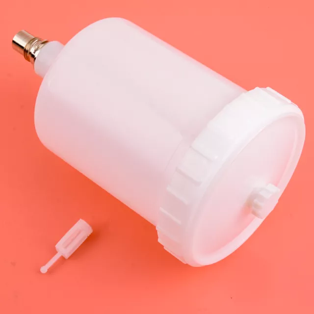Plastic HVLP Paint Cup Pot Fit For SATA Spray Connector Jet Paint Sprayer