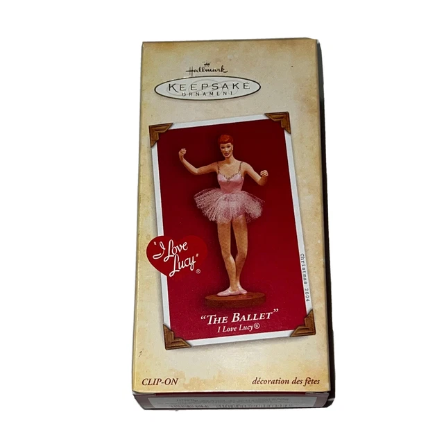 Hallmark Keepsake Christmas Ornament The Ballet : I Love Lucy 2004 Clip On