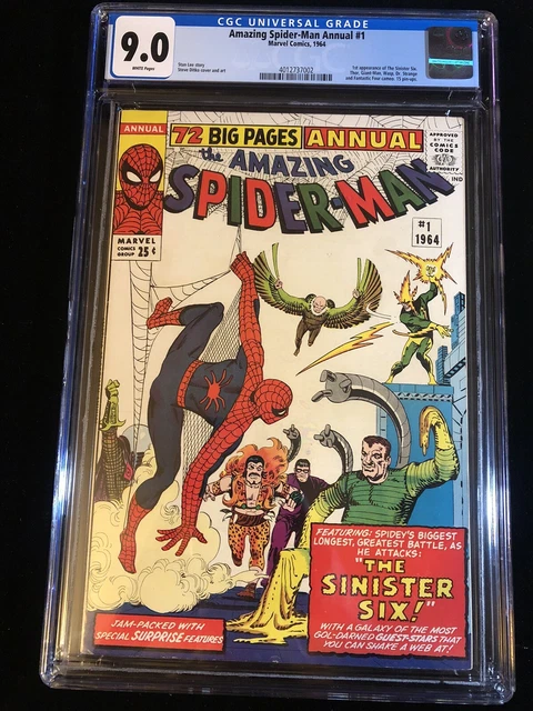 The Amazing Spider-Man Annual #1 (Marvel, 1964) CGC 9.0