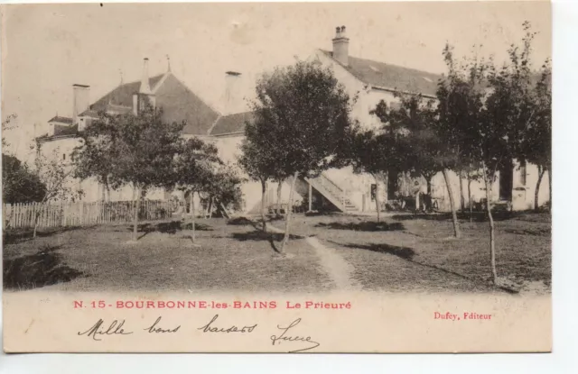 BOURBONNE LES BAINS - Haute Marne - CPA 52 - le prieuré