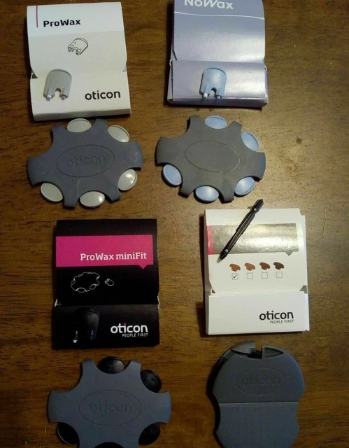 Oticon Bernafon Widex Phonak ProWax NoWax O-Cap Wachsfilterschutz Hörgeräte