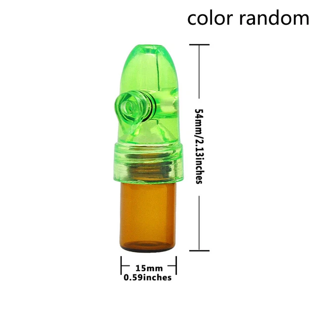 Bottiglie di vetro 53 mm67 mm82 mm custodia pillola contenitore portapillole portatile Le