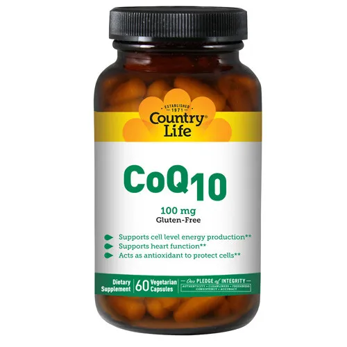 Coenzyme Q10 100 MG 60 Capuchons Par Country Life