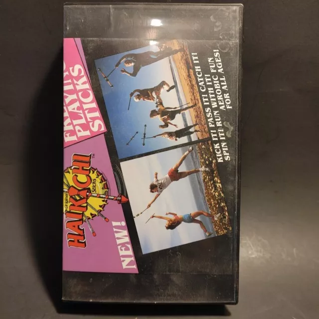 Weird HaiKichi Freestyle Playing Sticks Instructional video VHS VCR Tape Movie