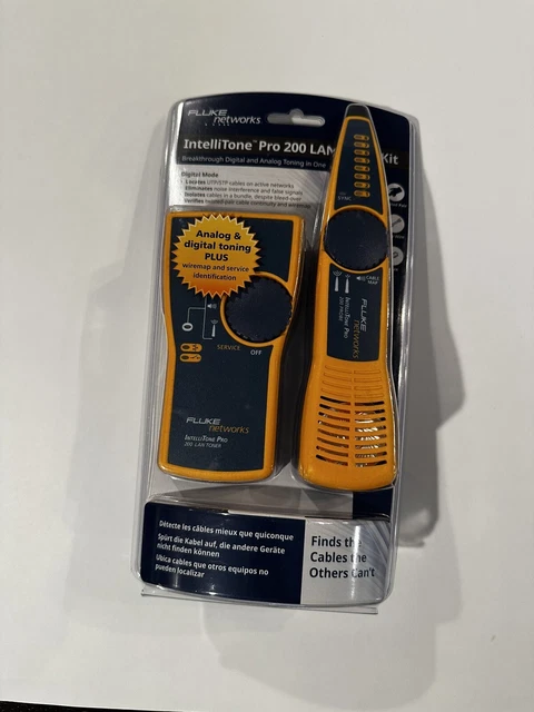 Fluke Networks MT-8200-60-KIT Intellitone Pro 200 LAN Toner Accs And Probe Kit